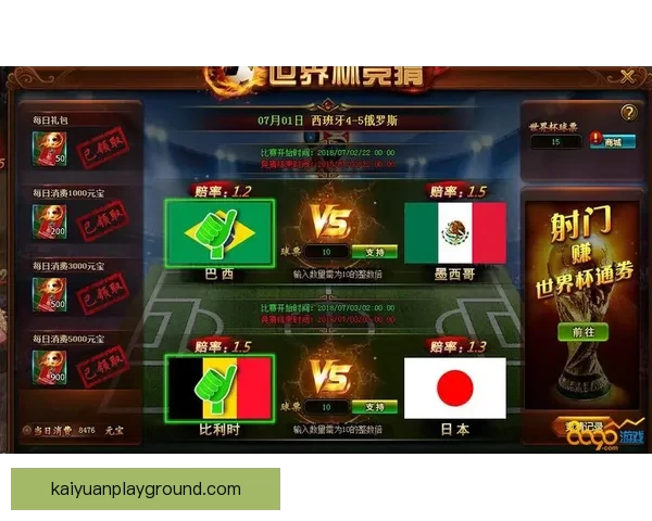 世界杯竞猜游戏玩法规则详解与投注技巧全攻略